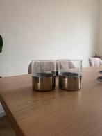 Tenderflame sfeerlichten - set van 2, Ophalen, Zo goed als nieuw, Metaal, Kandelaar