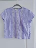 Vintage jaren 50 lila blouse, Ophalen of Verzenden, Gedragen, Paars