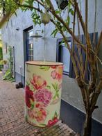 Hanglamp met bloemenstof, Huis en Inrichting, Lampen | Hanglampen, Ophalen, Stof, Minder dan 50 cm
