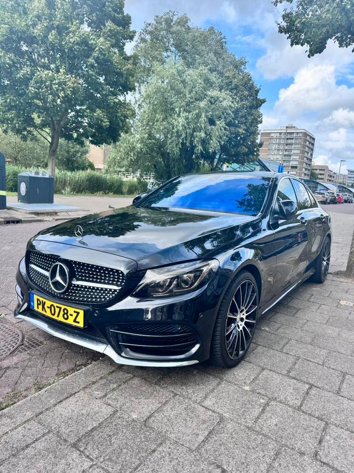Mercedes-Benz C-Klasse C200 2.0 135KW Aut7 2014 Zwart, Auto's, Mercedes-Benz, Particulier, C-Klasse, Benzine, B, Sedan, Automaat