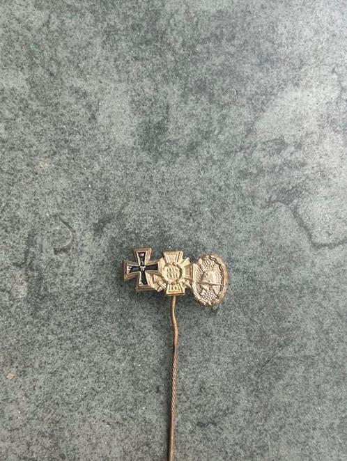 Duitse Stickpin (EK, Ehrenkreuz fronkämpfer, VWA zilver) wo1, Verzamelen, Militaria | Tweede Wereldoorlog, Ophalen of Verzenden
