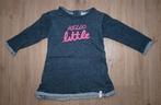 Blauw Gemeleerd Jurkje Dirkje (80), Kinderen en Baby's, Babykleding | Maat 80, Gebruikt, Meisje, Jurkje of Rokje, Dirkje