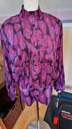 Paarse blouse met print - XL, Kleding | Dames, Paars, Maat 46/48 (XL) of groter, Nieuw, Ophalen of Verzenden