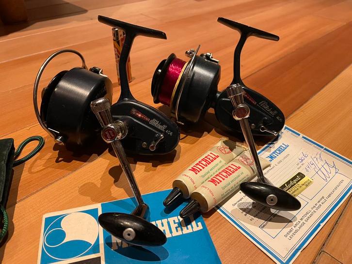 Mitchell 406 Special Highspeed molens, Watersport en Boten, Hengelsport | Algemeen, Zo goed als nieuw, Molen, Ophalen of Verzenden