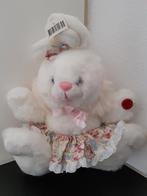 Knuffel konijn wit met muziek 30 cm, Ophalen of Verzenden, Nieuw, Konijn