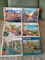 6 King Puzzels 1000 Stukjes - Compleet!, Ophalen of Verzenden, 500 t/m 1500 stukjes, Zo goed als nieuw, Legpuzzel