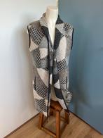 Expresso grijs gebreid midi openvallend mouwloos vest l, Expresso, Maat 42/44 (L), Ophalen of Verzenden, Zo goed als nieuw