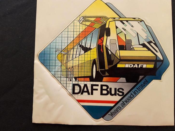 sticker DAF Bus b "FUTURE ", Verzamelen, Automerken, Motoren en Formule 1, Zo goed als nieuw, Auto's, Ophalen of Verzenden