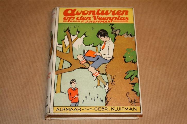 Avonturen op den veenplas. Kluitman 1928., Boeken, Kinderboeken | Jeugd | 10 tot 12 jaar, Gelezen, Ophalen of Verzenden