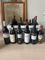 Krat Sherry & Wijn - Diverse oude flessen, Verzamelen, Wijnen, Ophalen, Gebruikt, Spanje, Overige typen