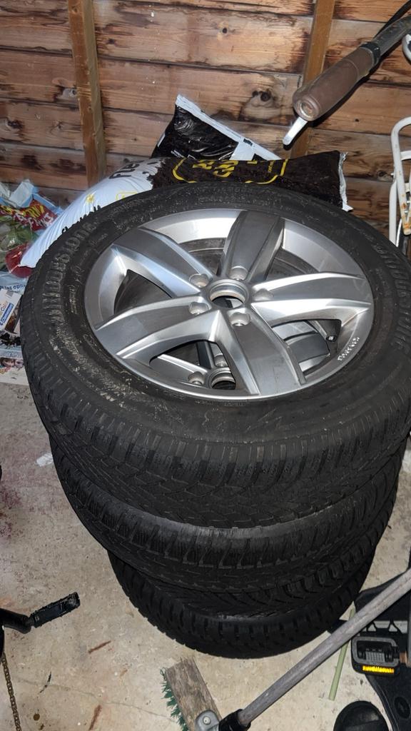 4 X banden te koop met lichtmetalen velgen 16 INCH, Gebruikt, 16 inch, Banden en Velgen, Personenwagen