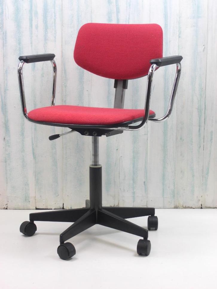 Gispen vintage stoelen, Huis en Inrichting, Stoelen, Gebruikt, Vijf, Zes of meer stoelen, Kunststof, Metaal, Stof, Overige materialen