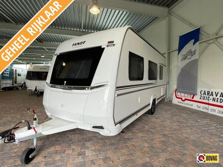 Fendt Apero 495 SKM 2025 Rijklaar!, Caravans en Kamperen, Caravans, Bedrijf, tot en met 4, Overige, Fendt, Dwarsbed, Dwars-stapelbed