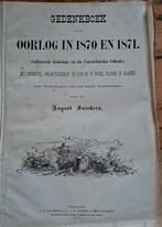 Boek oorlog 1870-1871 frans/duits uitg 1872 tekeningen/tekst, Antiek en Kunst, Ophalen of Verzenden