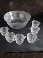 Bowlschaal met 6 kopjes, Ophalen of Verzenden