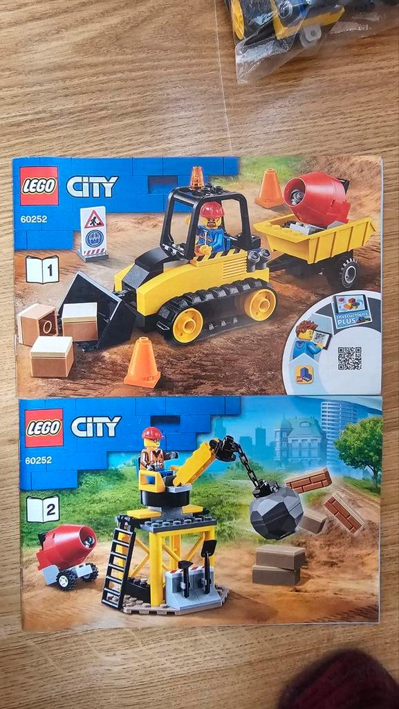 Lego City 60252 Bouwplaats, Kinderen en Baby's, Speelgoed | Duplo en Lego, Zo goed als nieuw, Lego, Complete set, Ophalen