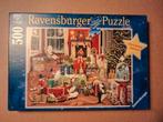Leuke Ravensburger puzzel  Gezellig Kerstfeest 500 stukjes, Hobby en Vrije tijd, Denksport en Puzzels, Ophalen of Verzenden, 500 t/m 1500 stukjes