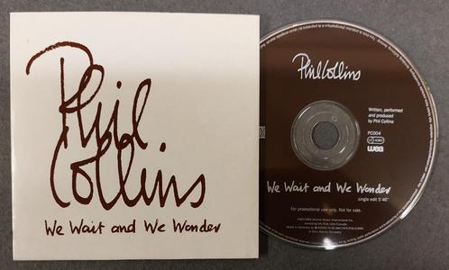 Phil Collins PROMO CD We wait and we wonder GENESIS, Cd's en Dvd's, Cd's | Pop, Gebruikt, 1980 tot 2000, Verzenden