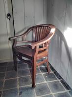 3 stuks teakhouten eetkamerstoelen/stoelen., Huis en Inrichting, Stoelen, Ophalen, Gebruikt, Koloniale landelijke uitstraling