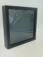 Diepe lijst van 25cm x 25cm met zwarte achtergrond, Huis en Inrichting, Woonaccessoires | Lijsten, Minder dan 50 cm, Nieuw, Ophalen of Verzenden