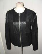 Stella Nova lamsleer + goat suede jas jack maat 38, Ophalen of Verzenden, Zo goed als nieuw, Maat 38/40 (M), Zwart