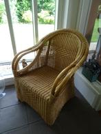 mooie stevige rotanstoel / rotan stoel, Huis en Inrichting, Stoelen, Ophalen, Zo goed als nieuw, Bruin, Eén