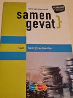 Samengevat bedrijfseconomie havo, Boeken, Schoolboeken, Verzenden, HAVO, Zo goed als nieuw, Bedrijfseconomie of M&O