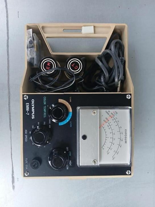 OLYMPUS EMM-7 microscoopbelichtingsmeter, Ophalen of Verzenden, Gebruikt, Minder dan 400x
