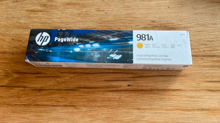 HP 981A originele gele PageWide cartridge, Computers en Software, Printerbenodigdheden, Nieuw, Ophalen of Verzenden