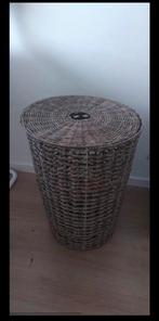 Gewerven wasmand, Ophalen, Zo goed als nieuw, Rechthoekig, Riet