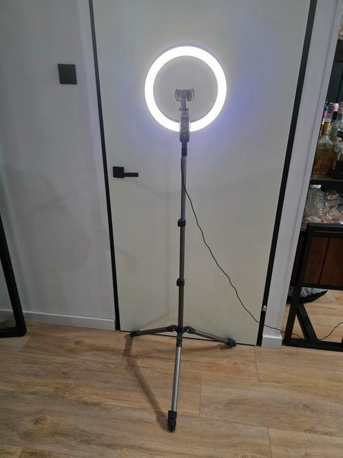 LEVANTU Ringlamp met statief - Studiolamp - 12 inch Ringligh, Audio, Tv en Foto, Fotografie | Fotostudio en Toebehoren, Zo goed als nieuw