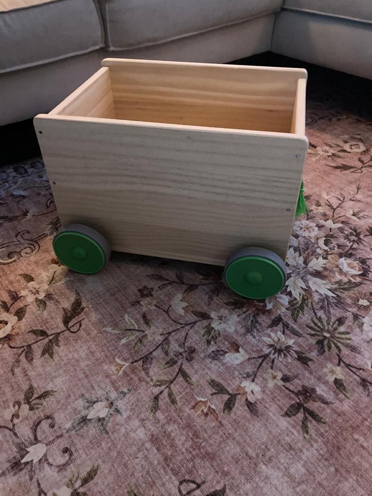 IKEA Flisat Speelgoedkist op Wielen, Ophalen, Nieuw