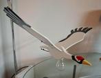 Beweegbare houten kraanvogel., Ophalen of Verzenden, Gebruikt