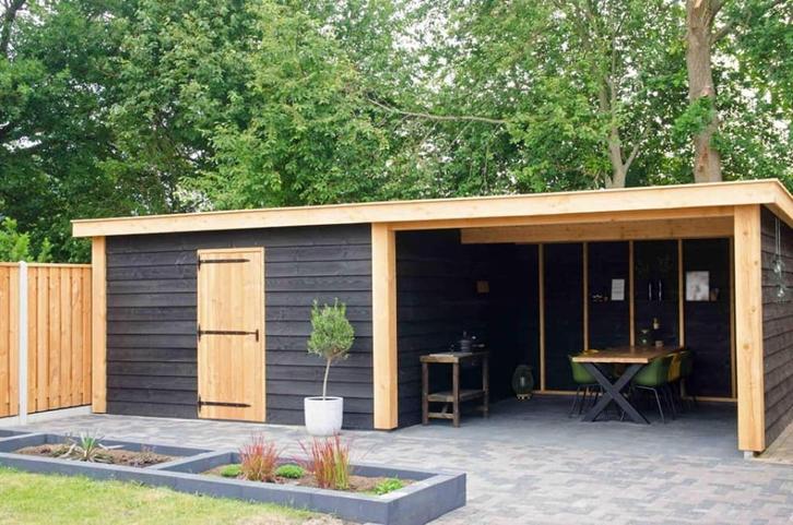 zelf een overkapping maken wij hebben div soorten hout enz, Tuin en Terras, Overkappingen, Nieuw, Overige typen, Ophalen