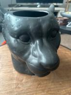Panter bloempot  zwart urban jungle, Overige materialen, Zwart, Ophalen of Verzenden, Zo goed als nieuw