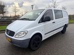 Mercedes-Benz Vito 109CDI L2H1 Dubbelcabine Airco Trekhaak, Auto's, Achterwielaandrijving, Gebruikt, Wit, Bedrijf