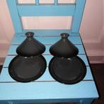 Tajine - Stoofpotjes van aardewerk klein model antraciet 2, Ophalen, Zo goed als nieuw