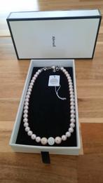 Babyroze glasparels ketting met Swarovski, Ophalen of Verzenden