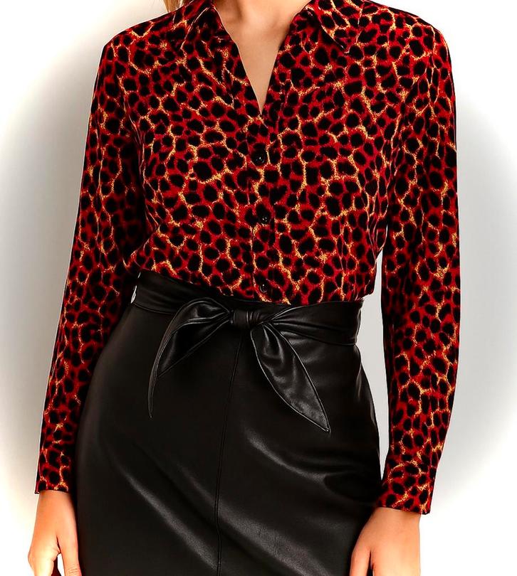 Fifth House – Blouse Wild Cat / mt 40, Kleding | Dames, Blouses en Tunieken, Zo goed als nieuw, Maat 38/40 (M), Roze, Verzenden