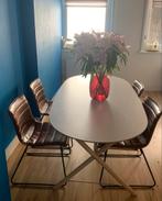Ikea Dalshult ovale eettafel, Ophalen, 50 tot 100 cm, Zo goed als nieuw, 150 tot 200 cm