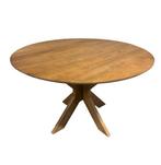 Eettafel “Kota” Japandi Rond 120CM MASSIEF, Ophalen, Japandi, Rond, Nieuw
