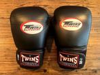 Twins BGN zwart leer 18 oz, Sport en Fitness, Vechtsporten en Zelfverdediging, Maat XL, Ophalen of Verzenden, Zo goed als nieuw