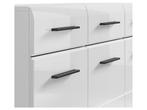 VOORRAAD Dressoir met laden en deuren | Mat / Hoogglans wit, 150 tot 200 cm, Overige materialen, Nieuw, Ophalen of Verzenden