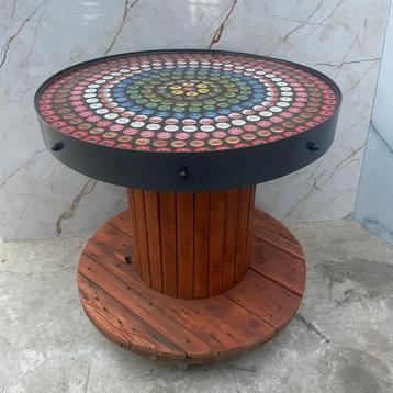 Epoxy bierdoppen tafel *NIEUW* beschikbaar voor biedingen
