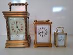 Miniatuur Carriage klokje, hoog 6,50 cm., Antiek en Kunst, Antiek | Klokken, Ophalen of Verzenden