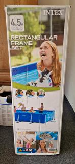 Intex Zwembad 450x220x84 met alle toebehoren, Ophalen of Verzenden, Gebruikt, Afdekzeil