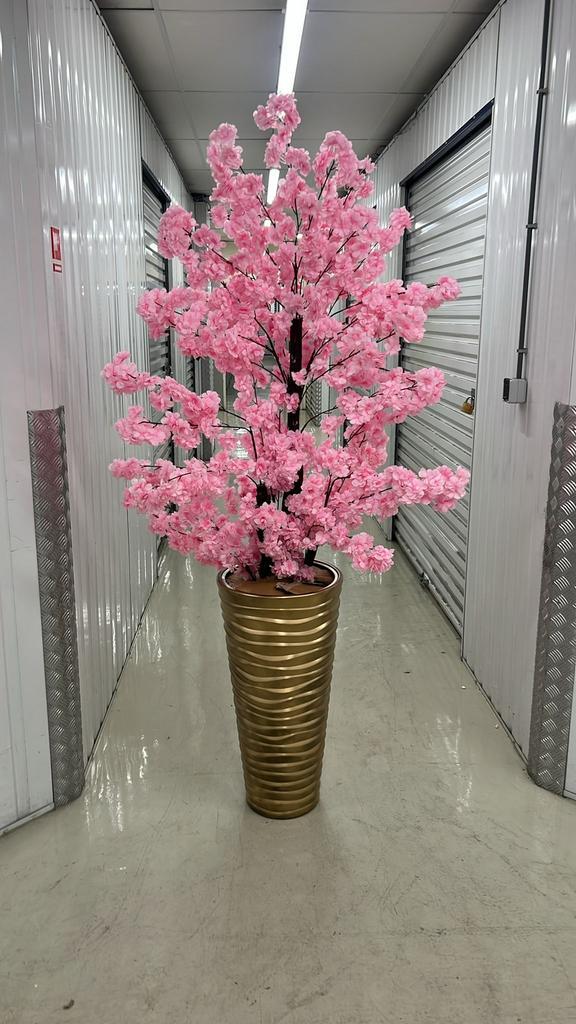 Mooi kunstvazen met bloesemboom, Huis en Inrichting, Woonaccessoires | Kunstplanten en Kunstbloemen, Zo goed als nieuw, Ophalen of Verzenden