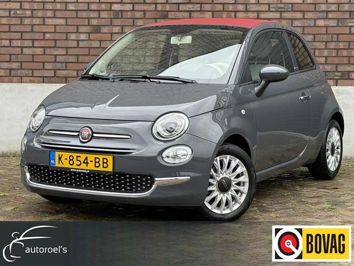 Fiat 500 C 1.0 Hybrid Lounge / Cabrio Elektrisch Dak / Cruis, Auto's, Fiat, Bedrijf, Te koop, 500C, ABS, Airbags, Airconditioning
