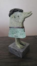Mooi handgemaakt beeldje van Sjaak Smetsers uit 2005., Antiek en Kunst, Kunst | Beelden en Houtsnijwerken, Ophalen of Verzenden