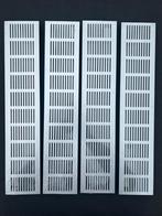 4x Ventilatieroosters 10cm x 50cm mat aluminium, Doe-het-zelf en Verbouw, Ventilatie en Afzuiging, Ophalen of Verzenden, Nieuw